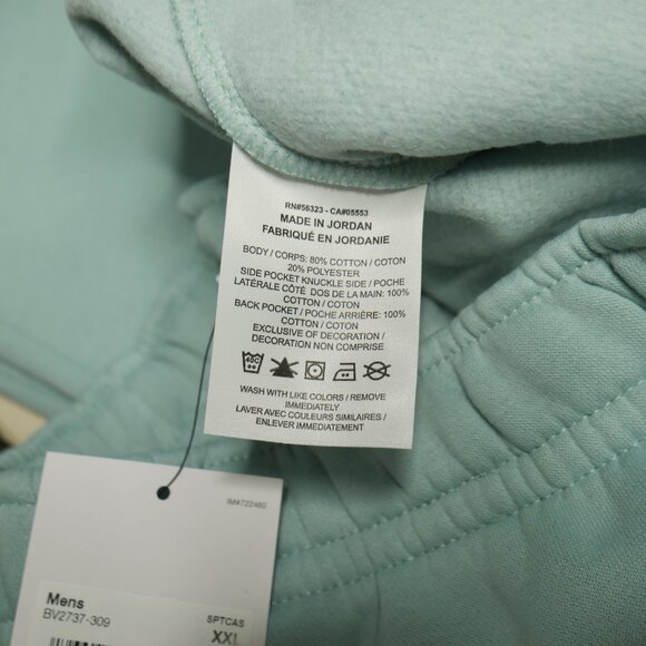 Nike Club Sweatsuit Fleece Tracksuit Men's Size 2XL Brown Turquoise Gift Set NEW - Picture 15 of 16